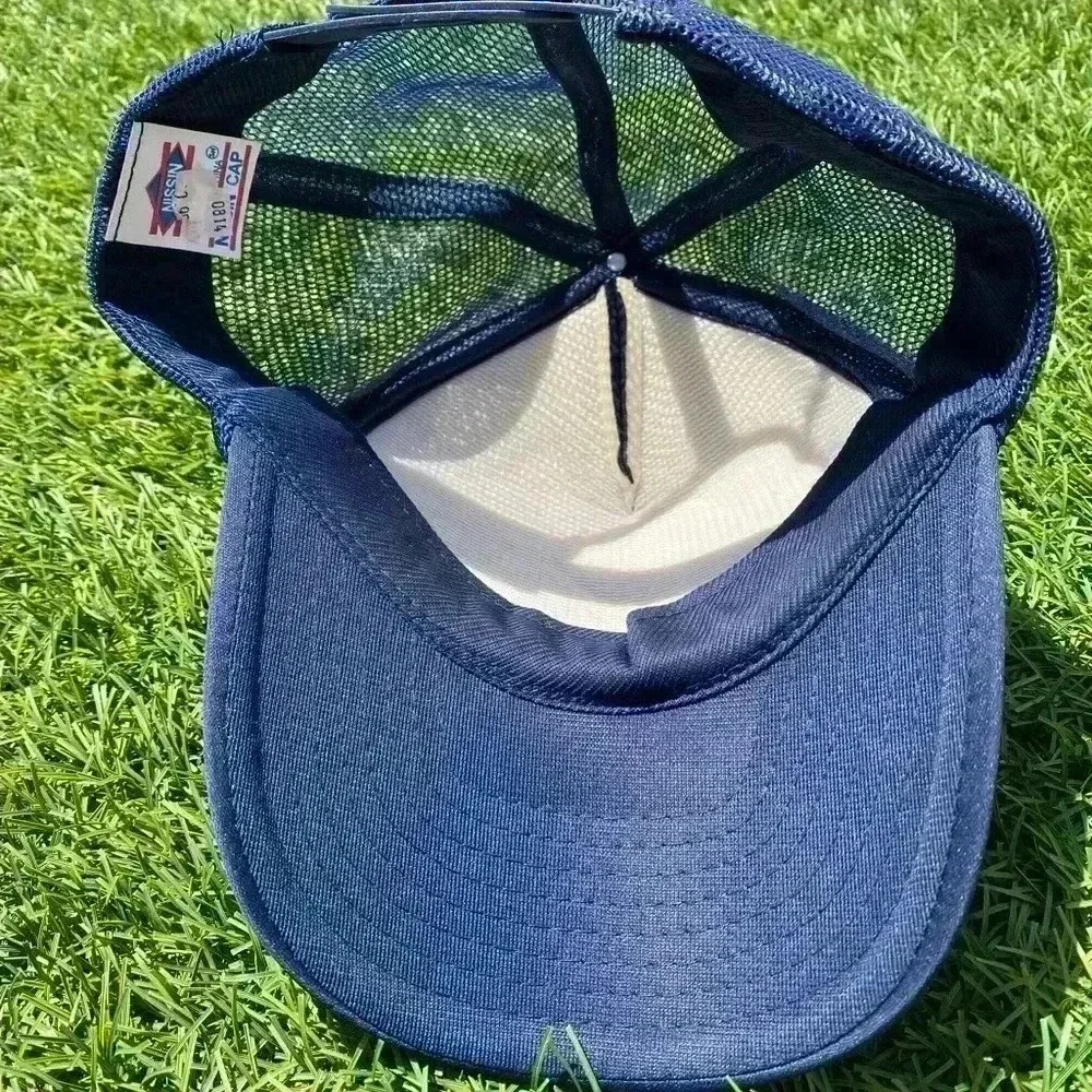 Nissin Chicago Trucker Hat Blue Adjustable